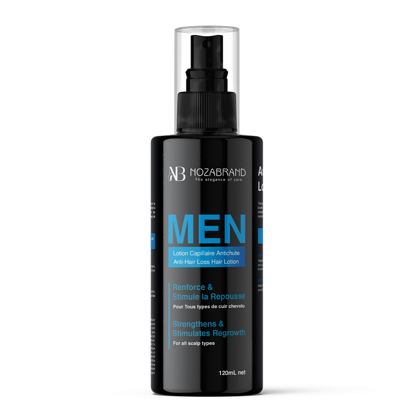 Lotion Anti-Chute Homme – Booster de Force & Vitalité Capillaire pour Cheveux et Barbe
